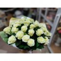 Монобукет &laquo;25 белых роз&raquo;