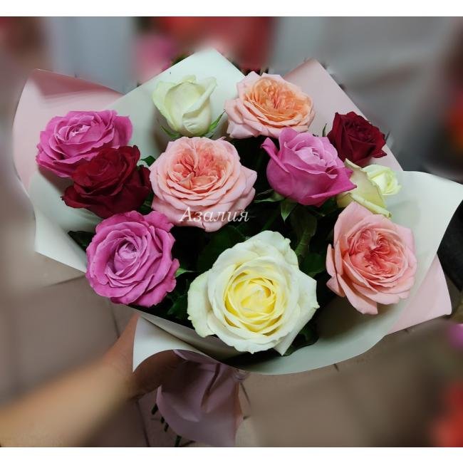 Букет роз &laquo;Разноцветик&raquo;