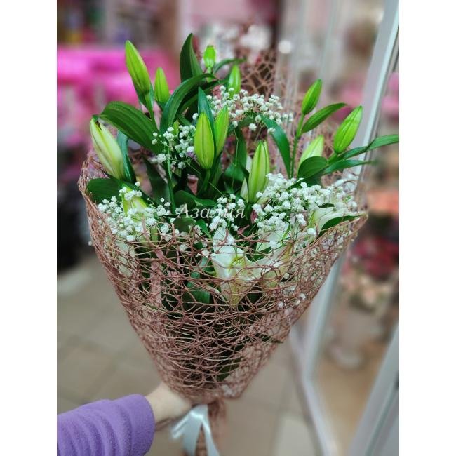 Букет из 7 лилий