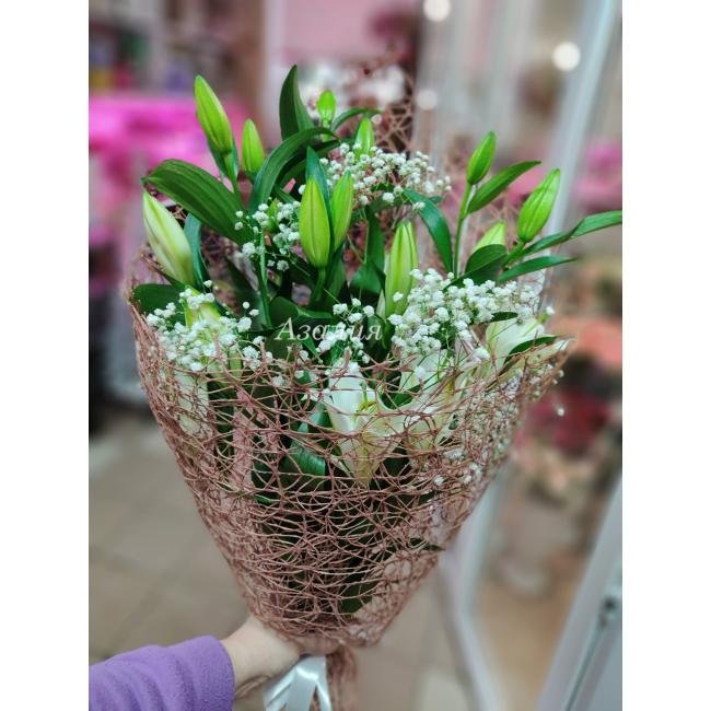 Букет из 7 лилий