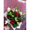 Букет &laquo;Лилии и розы&raquo;
