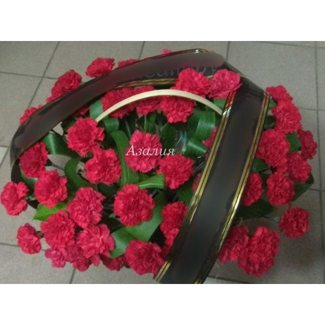 Корзина 60 гвоздик