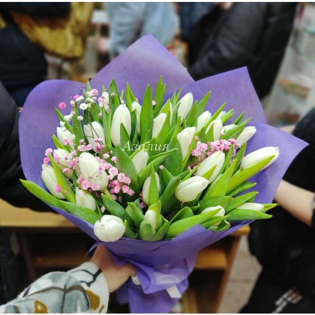 Тюльпаны в розовом жемчуге