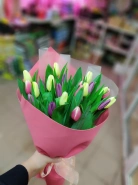 Букет из 29 тюльпанов 0