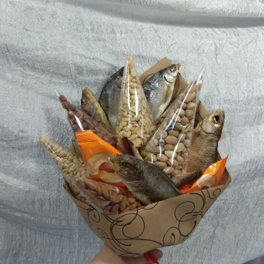 Букет «Орешки с рыбкой»