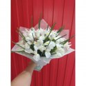 Букет &laquo;Изысканные белые ирисы&raquo;