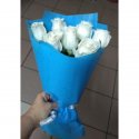 Монобукет &laquo;Белое-синее&raquo;