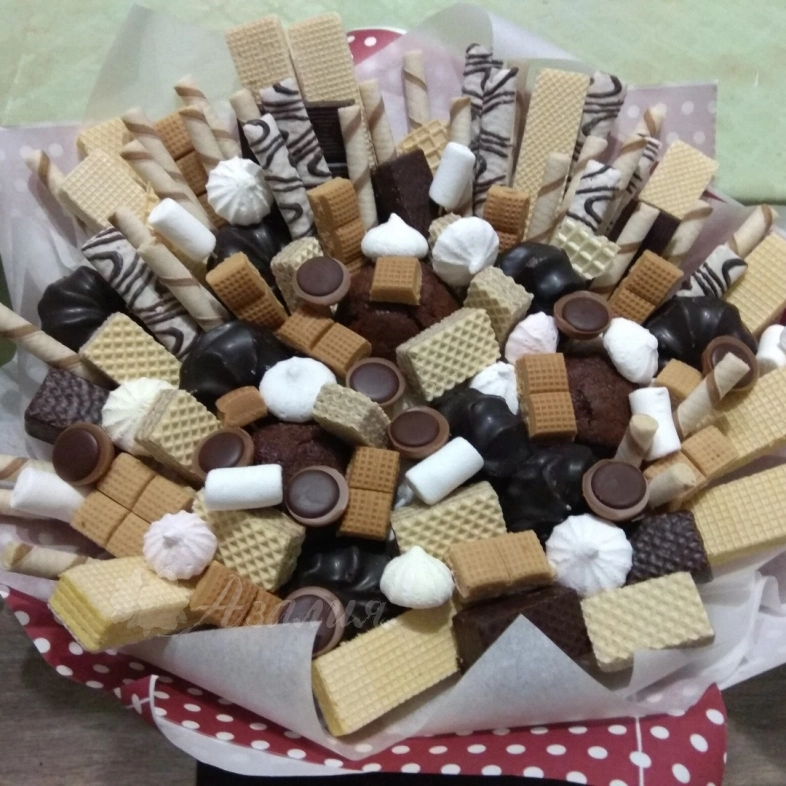 Букет &laquo;Ирис-кис-кис&raquo;
