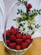 Корзиночка &laquo;Клубничное настроение&raquo; 0