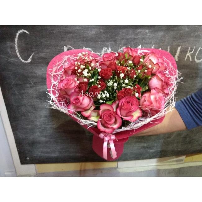 Букет &laquo;Сердечко&raquo;