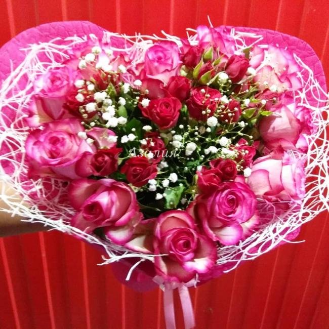 Букет &laquo;Сердечко&raquo;