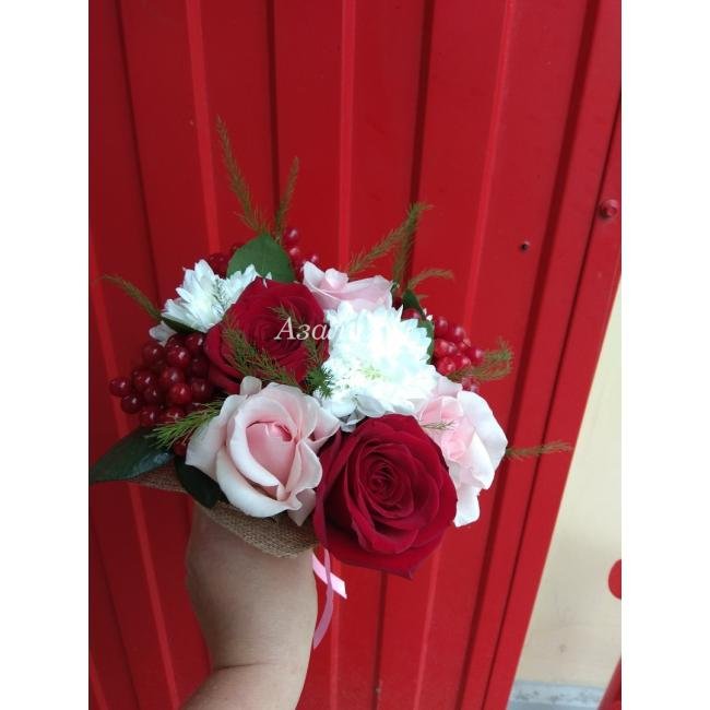 Свадебный букет &laquo;Калиновая свадьба&raquo;
