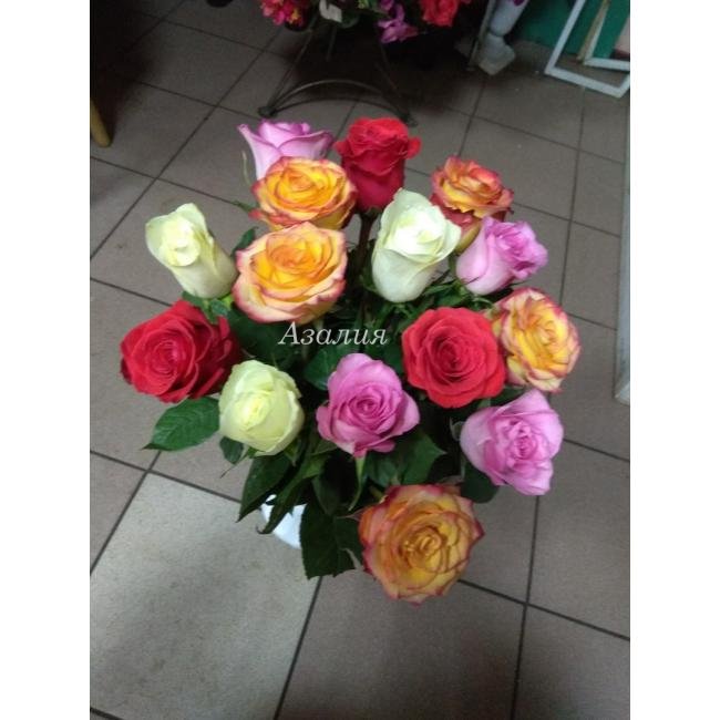 Монобукет &laquo;Разноцветное чудо&raquo;