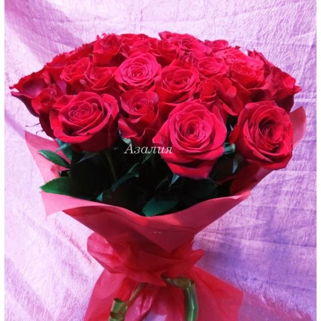 Букет 31 бордовая роза