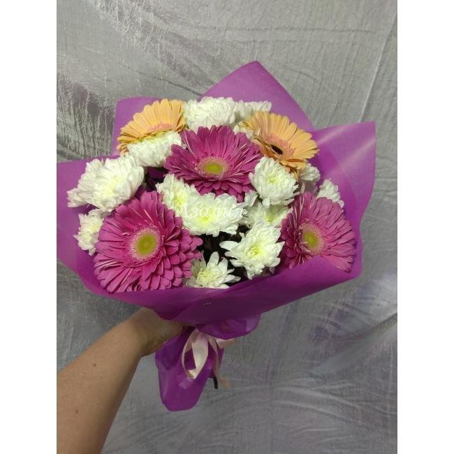 Букет &laquo;Розовое  счастье&raquo;