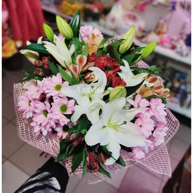 Букет &laquo;Лебединая верность&raquo;