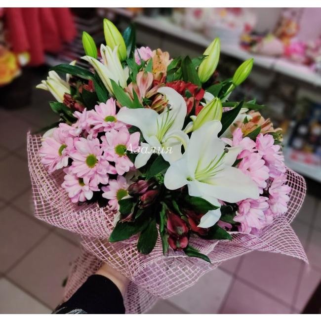 Букет &laquo;Лебединая верность&raquo;